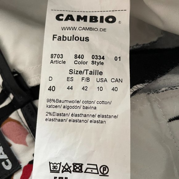 Cambio Floral Trousers - Picture 3 of 4